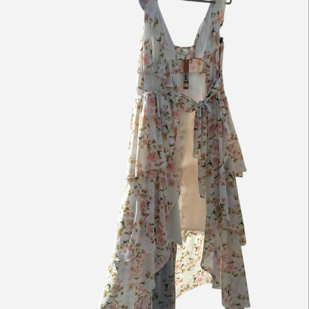 Rachel Roy White Floral Dress